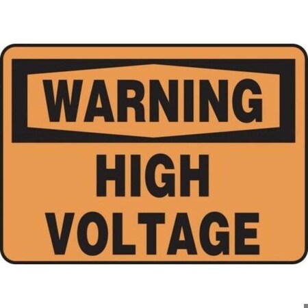 Accuform Warning Sign, MELC326XV MELC326XV